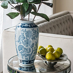 Ваза с синим цветочным орнаментом Blue & White Ornament  варинант исполнения - 4 | Loft Concept в Твери