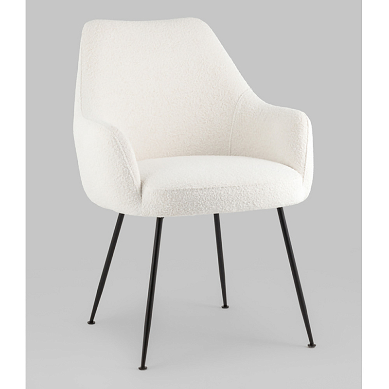 Кресло Floret комплект 2 шт. Белый Черный в Твери | Loft Concept 