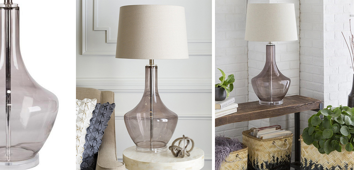 Настольная лампа Fantina Table lamp gray Настольная лампа Fantina Table lamp gray - Loft-Concept в Твери
