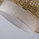 Подвесной светильник с декоративным поясом из плетеного бамбука Biuloggicu варинант исполнения - 8 | Loft Concept в Твери