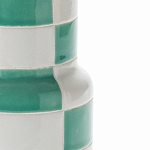 Ваза из фаянса Brighter than the Stars с шахматным принтом бирюзового цвета  варинант исполнения - 2 | Loft Concept в Твери