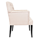 Кресло Addison Chic Armchair beige flax варинант исполнения - 1 | Loft Concept в Твери