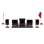 Настольный письменный набор из нефрита на ножках Executive Recruitment варинант исполнения - 5 | Loft Concept в Твери