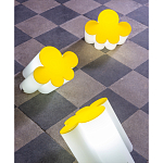 Настольная дизайнерская лампа Poltronova Passiflora Yellow Table Lamp варинант исполнения - 3 | Loft Concept в Твери