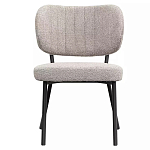 Стул мягкий с серо-бежевой буклированной обивкой Inspiration from Provence варинант исполнения - 1 | Loft Concept в Твери