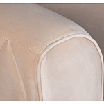 Кресло велюровое бежевое Cubic Silhouette варинант исполнения - 3 | Loft Concept в Твери