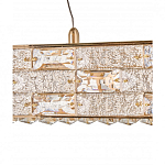 Люстра волнистой формы с текстурной огранкой Reflection of Reality варинант исполнения - 4 | Loft Concept в Твери