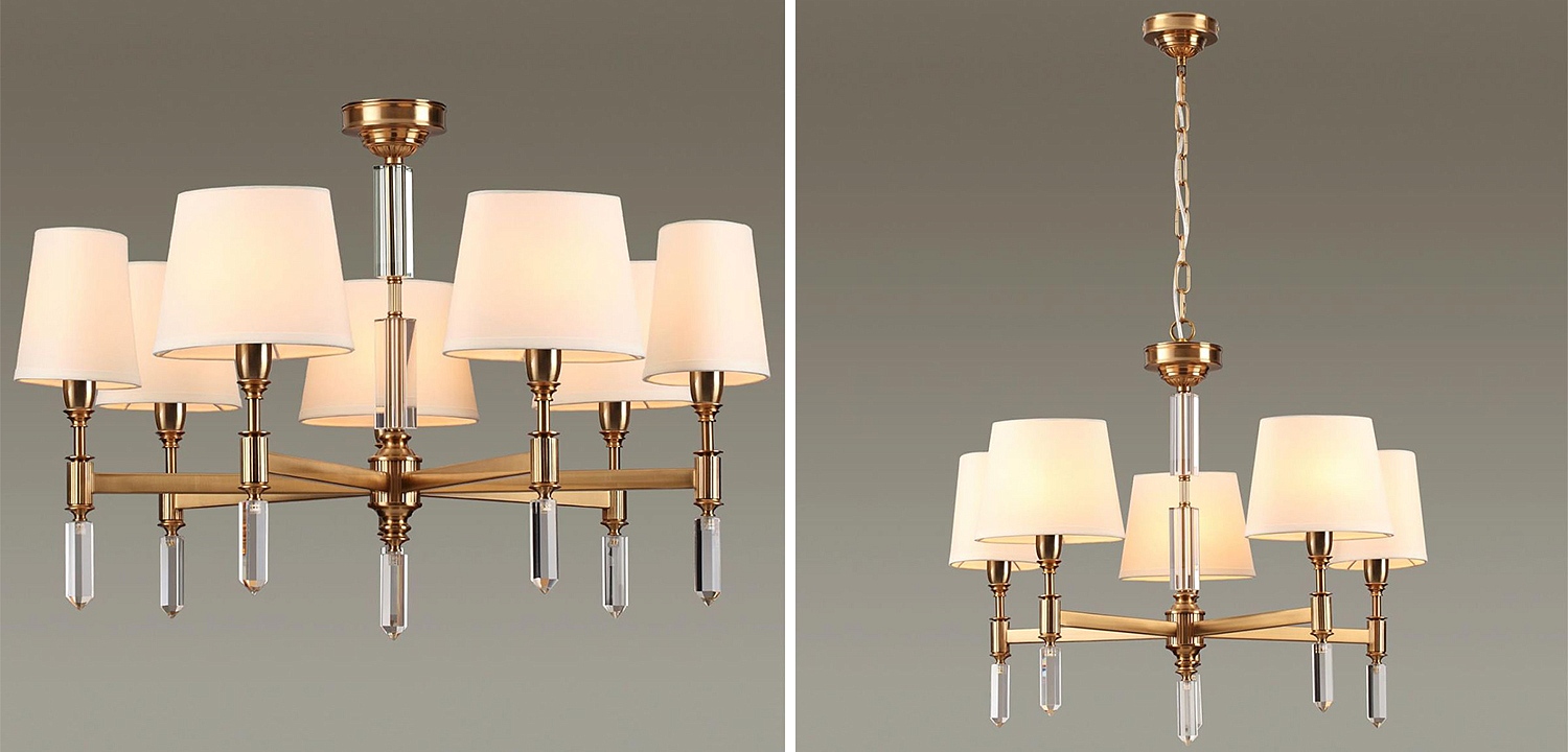 Люстра Ramona White Chandelier Люстра Ramona White Chandelier - Loft-Concept в Твери