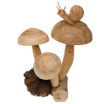 Статуэтка из дерева улитка Animals of the World варинант исполнения - 2 | Loft Concept в Твери