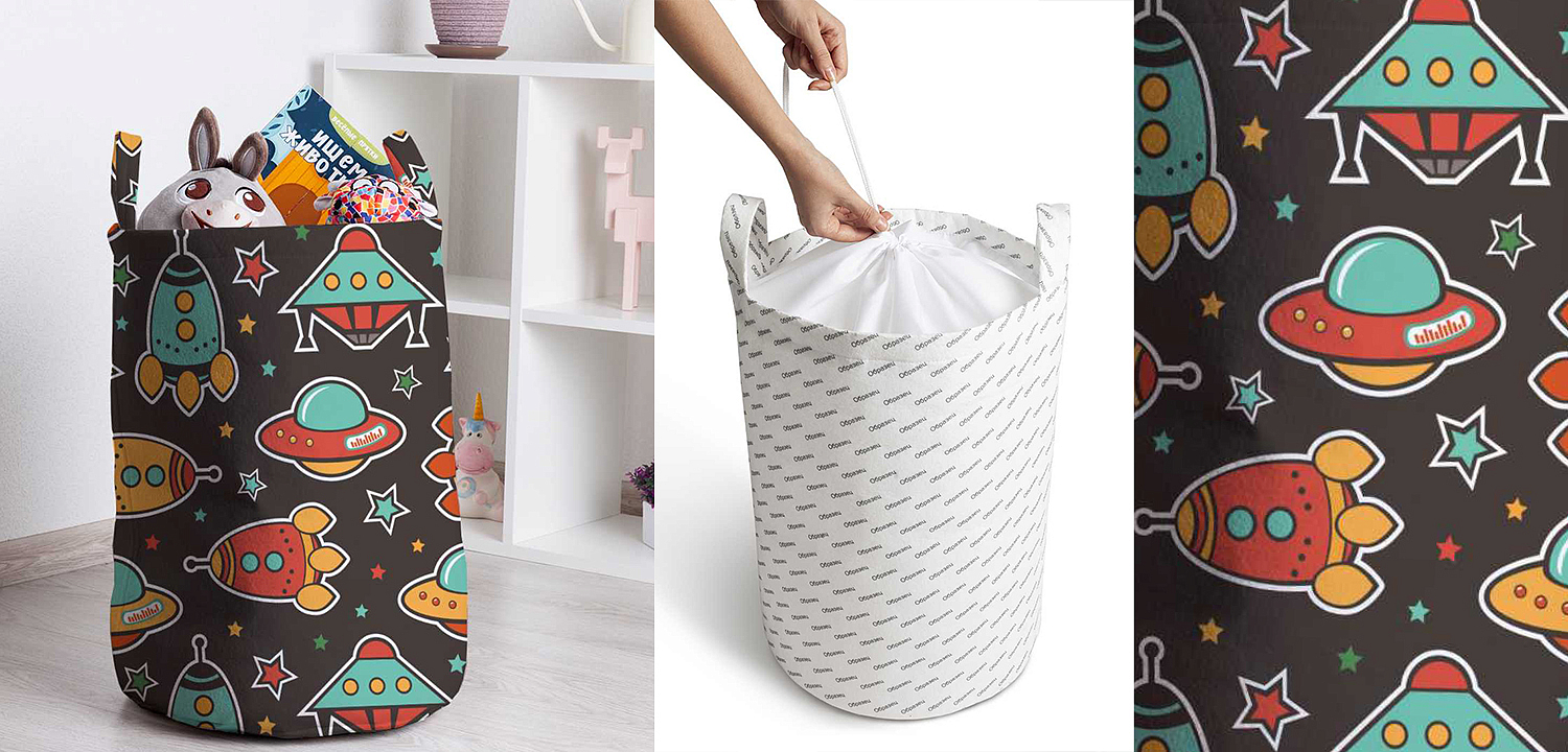 Корзина Space Pattern Basket Корзина Space Pattern Basket - Loft-Concept в Твери