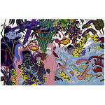 Homer Simpson in Paradise картина акрил на холсте варинант исполнения - 4 | Loft Concept в Твери