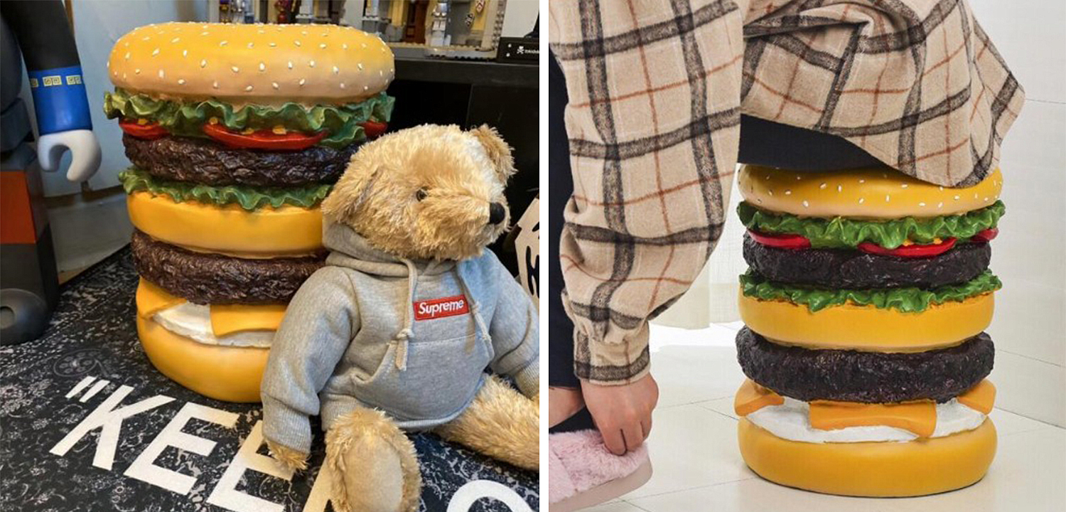 Приставной табурет Гамбургер Hamburger Stool Приставной табурет Гамбургер Hamburger Stool - Loft-Concept в Твери