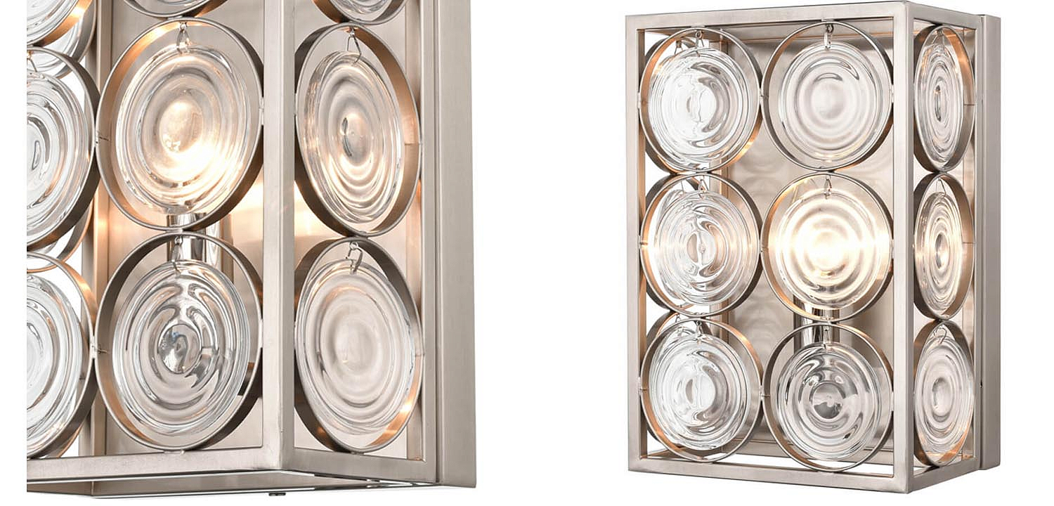 Бра Edalina Sconce nickel satin Бра Edalina Sconce nickel satin - Loft-Concept в Твери