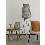 Торшер с плетеным металлическим плафоном Wicker Iron Lamp варинант исполнения - 2 | Loft Concept в Твери