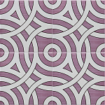 Дизайнерская плитка с узором Петли варинант исполнения - 3 | Loft Concept в Твери