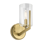 Бра с прозрачным плафоном в форме цилиндра Kichler варинант исполнения - 1 | Loft Concept в Твери