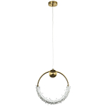 Подвесной светильник с плафоном в виде кольца Gilbertine Ring Hanging Lamp варинант исполнения - 2 | Loft Concept в Твери