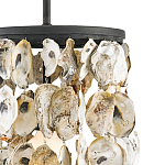 Подвесной светильник с подвесками из устричных раковин Sea Ravens варинант исполнения - 1 | Loft Concept в Твери