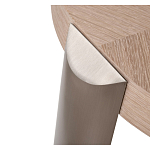 Столик журнальный круглый со светлым шпоном Light Veneer Table варинант исполнения - 3 | Loft Concept в Твери