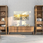 Витрина правая из массива дуба с 5-ю полками и 2-мя ящиками Tasteful Furniture варинант исполнения - 2 | Loft Concept в Твери