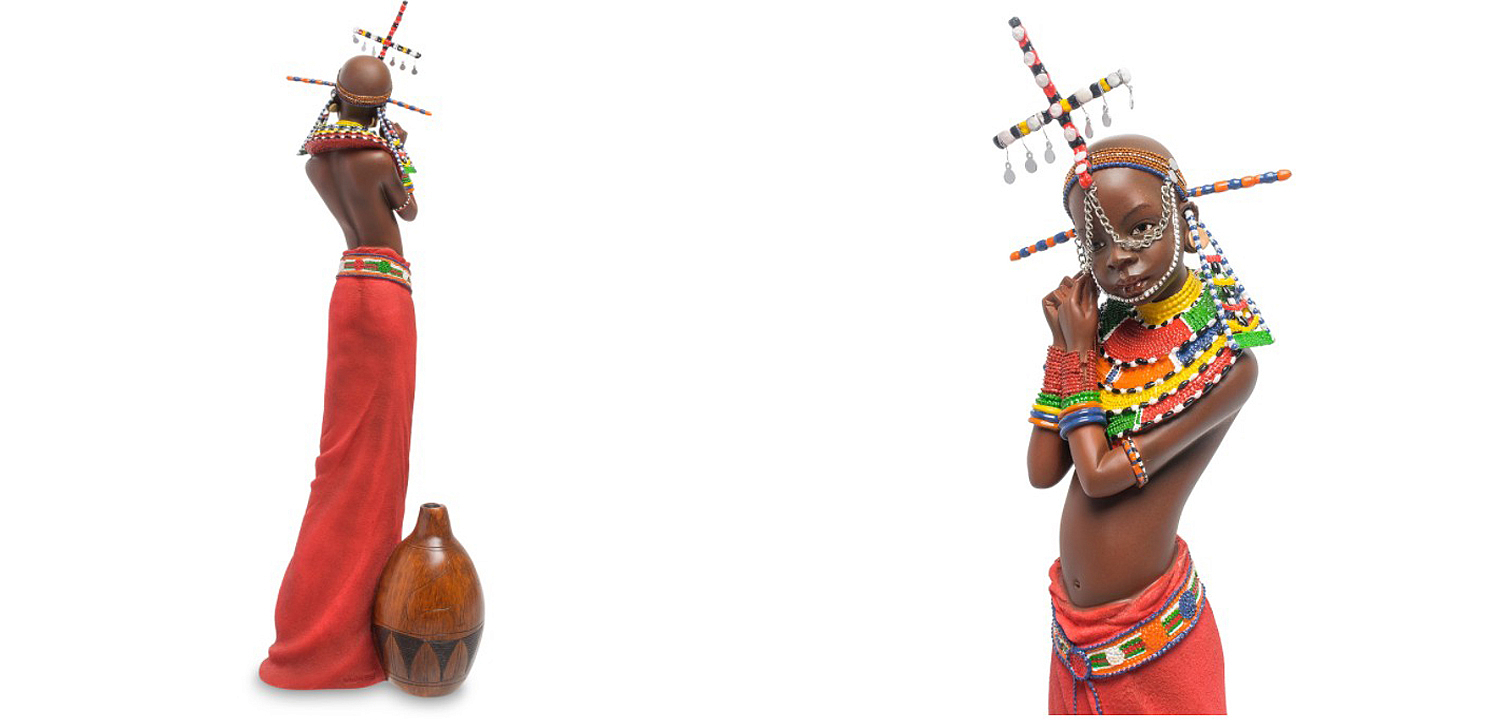 Статуэтка Tribe girl Masai Статуэтка Tribe girl Masai - Loft-Concept в Твери