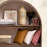 Ваза декоративная из натурального плетеного бамбука Bamboo Decor 42 варинант исполнения - 5 | Loft Concept в Твери