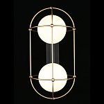 Бра настенное с 2 белыми плафонами Karina варинант исполнения - 1 | Loft Concept в Твери