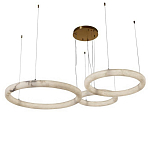 Люстра с 3-мя кольцами из натурального камня Minerals of Light варинант исполнения - 1 | Loft Concept в Твери