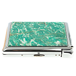Портсигар с газовой зажигалкой из натурального камня Амазонит Stone Cigarettes Cases варинант исполнения - 10 | Loft Concept в Твери