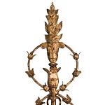 Бра настенное с цветочным мотивом Vintage Luxury варинант исполнения - 1 | Loft Concept в Твери