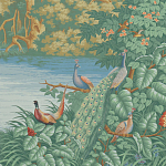 Обои ручная роспись Le Brésil Paille варинант исполнения - 1 | Loft Concept в Твери