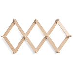 Настенная деревянная раздвижная вешалка Larson Wood Hanger варинант исполнения - 6 | Loft Concept в Твери