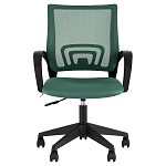 Офисное кресло с основанием из черного пластика Desk chairs Green варинант исполнения - 2 | Loft Concept в Твери