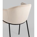 Стул Brace велюр молочный варинант исполнения - 3 | Loft Concept в Твери
