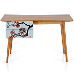 Письменный стол с принтом на ящиках Elise Desk варинант исполнения - 1 | Loft Concept в Твери