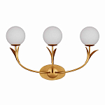 Бра с золотым каркасом в виде стебля с листьями Inspired by Nature варинант исполнения - 3 | Loft Concept в Твери