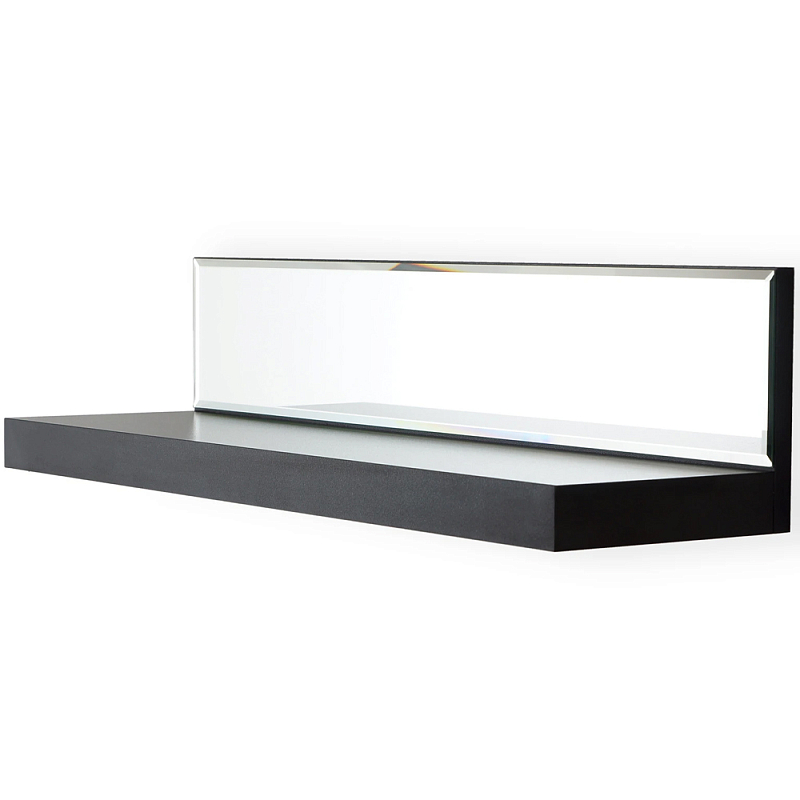 Полка с зеркалом Arden Shelf M Зеркало Черный Белый Полка с зеркалом Arden Shelf M Зеркало Черный Белый в Твери | Loft Concept