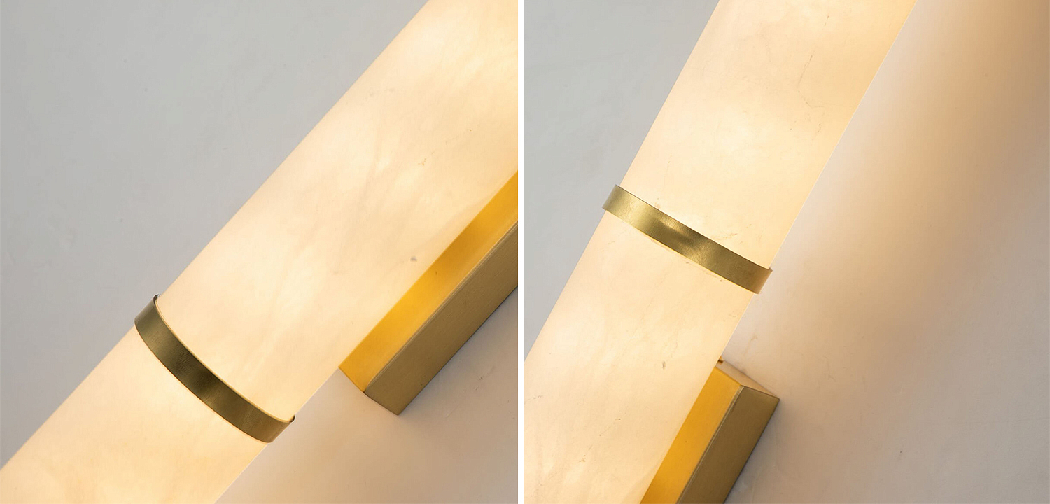 Бра Melba White Marble Wall Lamp Бра Melba White Marble Wall Lamp - Loft-Concept в Твери