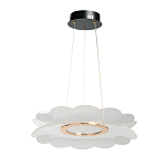 Люстра с прозрачным волнистым плафоном в форме цветка Ethereal Bloom варинант исполнения - 2 | Loft Concept в Твери