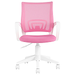 Офисное кресло с основанием из белого пластика Desk chairs Pink варинант исполнения - 2 | Loft Concept в Твери