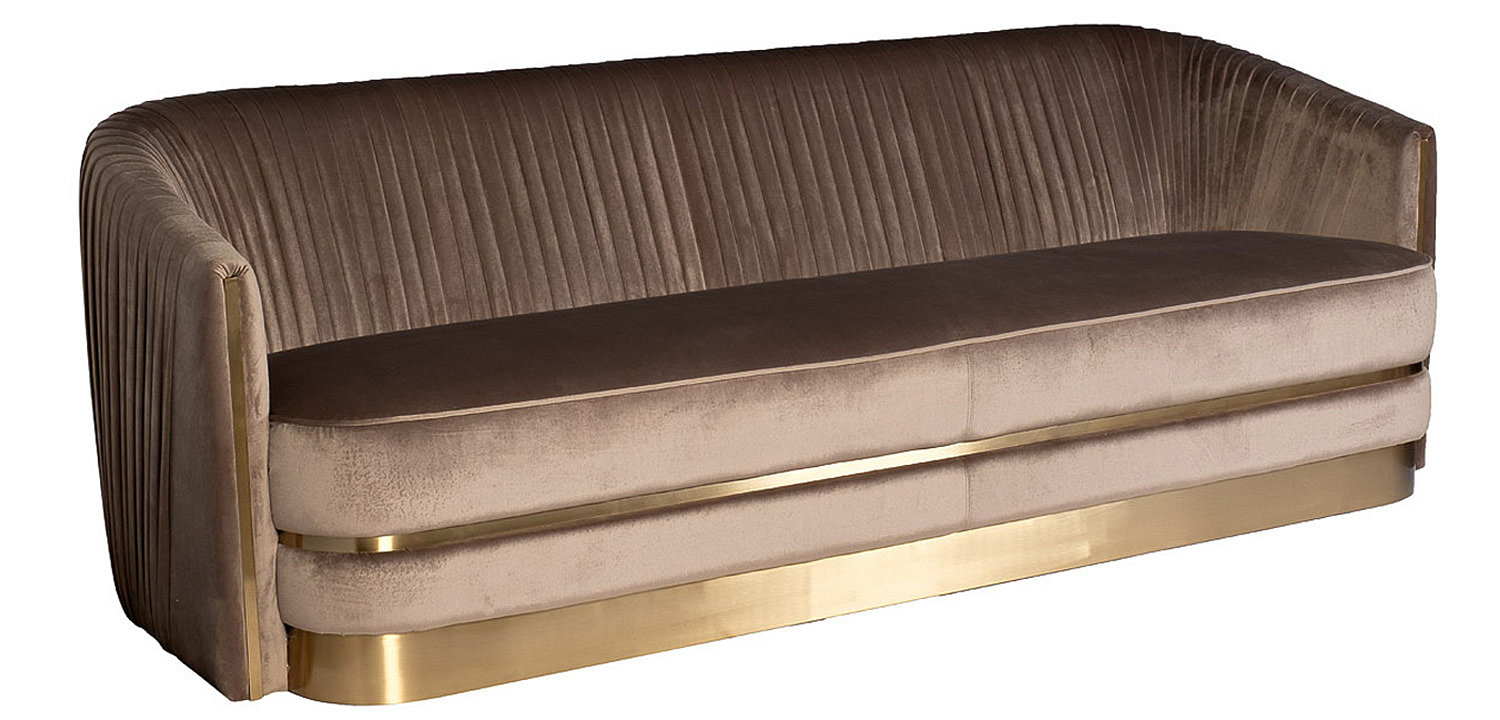 Диван трехместный велюр Bolger sofa three-seater velvet Диван трехместный велюр Bolger sofa three-seater velvet - Loft-Concept в Твери