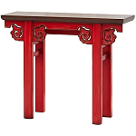 Деревянная консоль в китайском стиле красная Tang Console Table варинант исполнения - 2 | Loft Concept в Твери