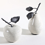 Декоративная статуэтка из керамики Яблоко Apple Ceramics Statuette варинант исполнения - 2 | Loft Concept в Твери
