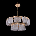 Люстра двухъярусная с текстурными овальными абажурами Splendor Palace Style варинант исполнения - 3 | Loft Concept в Твери