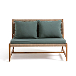 Садовый 2-х местный диван с каркасом из акации Green варинант исполнения - 6 | Loft Concept в Твери