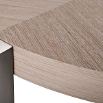 Столик журнальный с низкой круглой столешницей Wood Grain варинант исполнения - 1 | Loft Concept в Твери