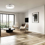 Потолочный светильник с гофрированным абажуром цвета графит Millennium варинант исполнения - 3 | Loft Concept в Твери