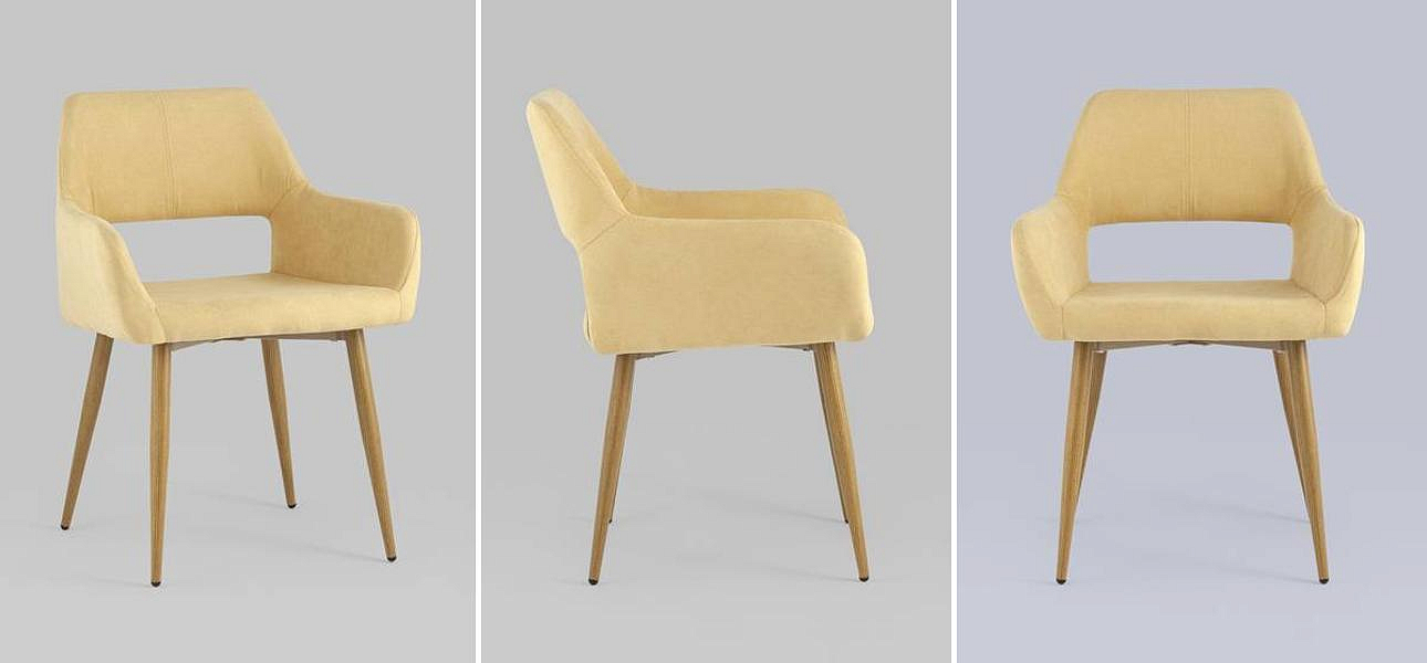 Стул NEASAN Chair Желтый Цвет Стул NEASAN Chair Желтый Цвет - Loft-Concept в Твери