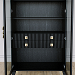 Дизайнерский шкаф витрина Elsa Dreams Black с 4-мя ящиками варинант исполнения - 6 | Loft Concept в Твери