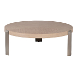 Столик журнальный круглый со светлым шпоном Light Veneer Table варинант исполнения - 5 | Loft Concept в Твери